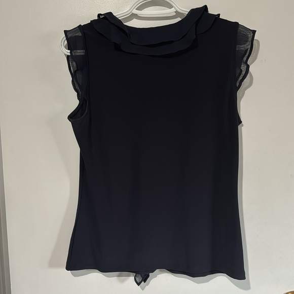 Tommy Hilfiger v neck ruffle top - Picture 3 of 7